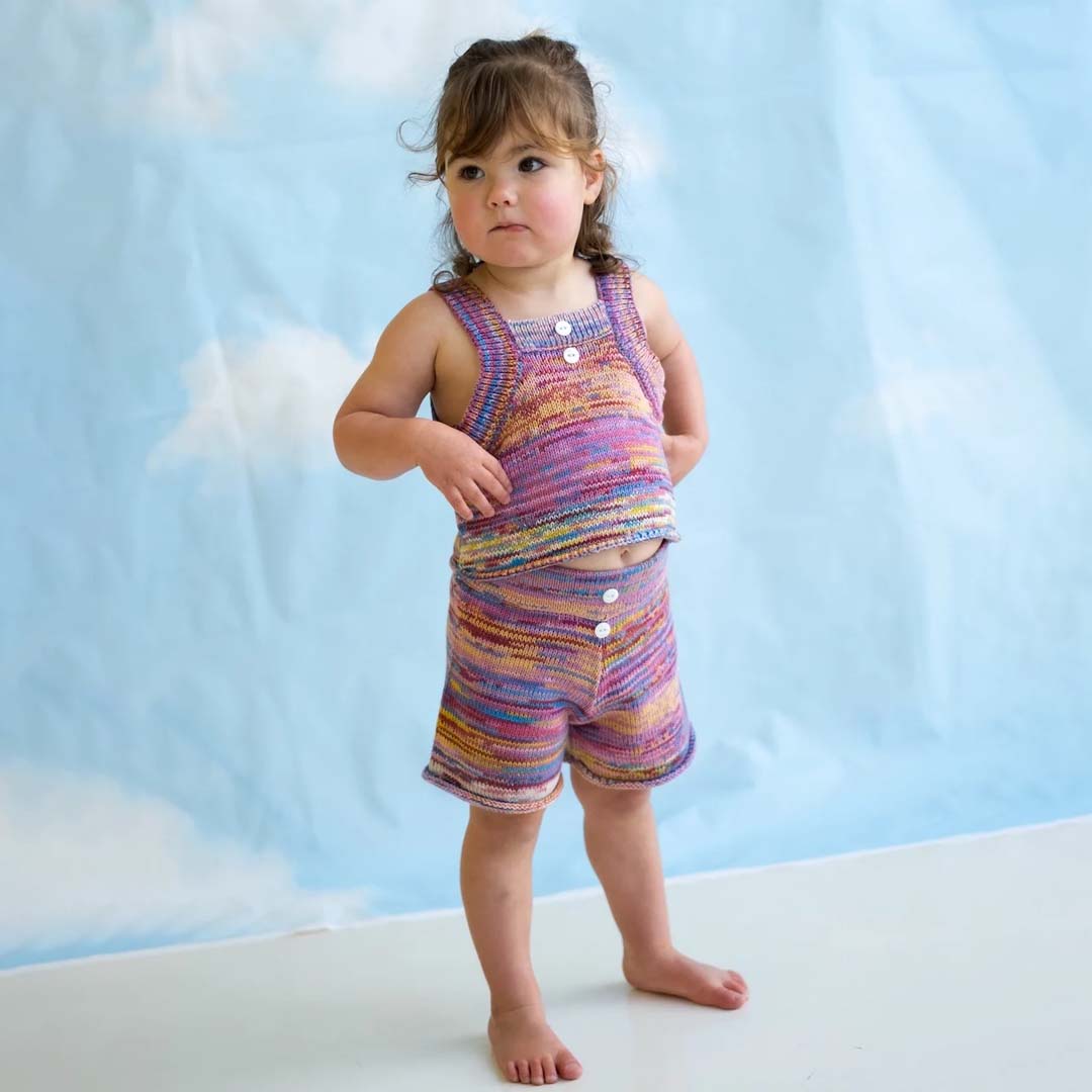 Knitted Shorts | Rainbow