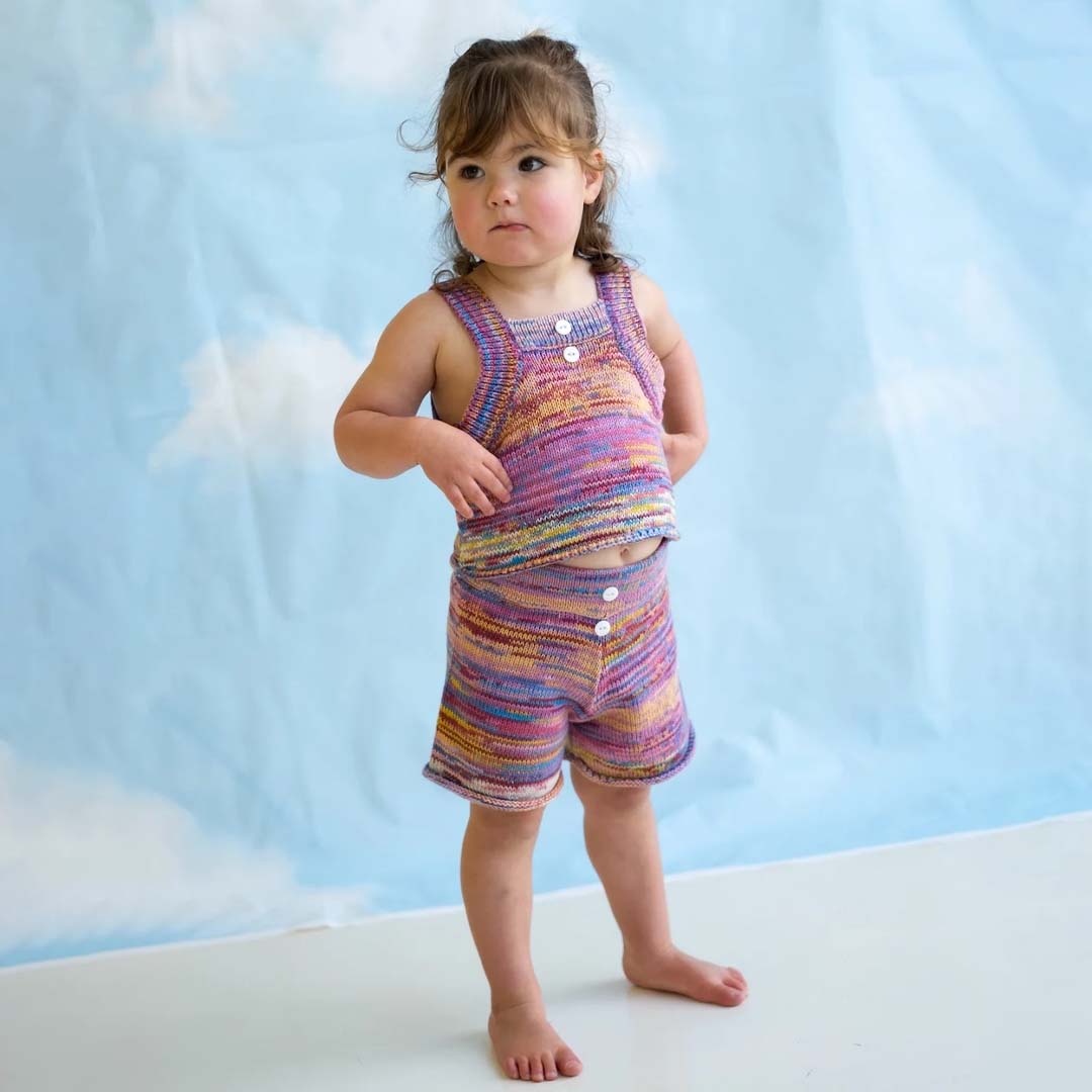 Knitted Singlet Top | Rainbow