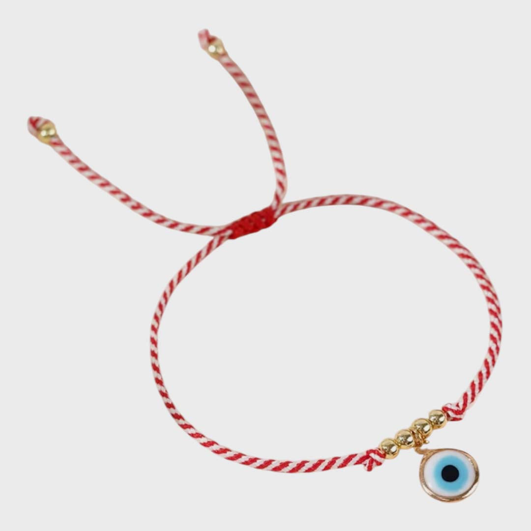 Guardian Thread Bracelet | Evil Eye Golden Beads
