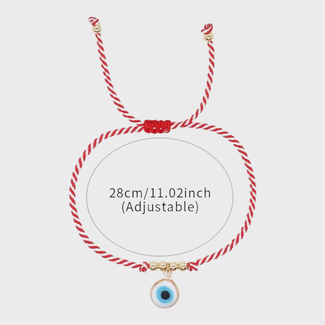 Guardian Thread Bracelet | Evil Eye Golden Beads