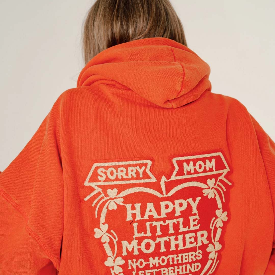 Sorry Mom Hoodie | Vintage Red