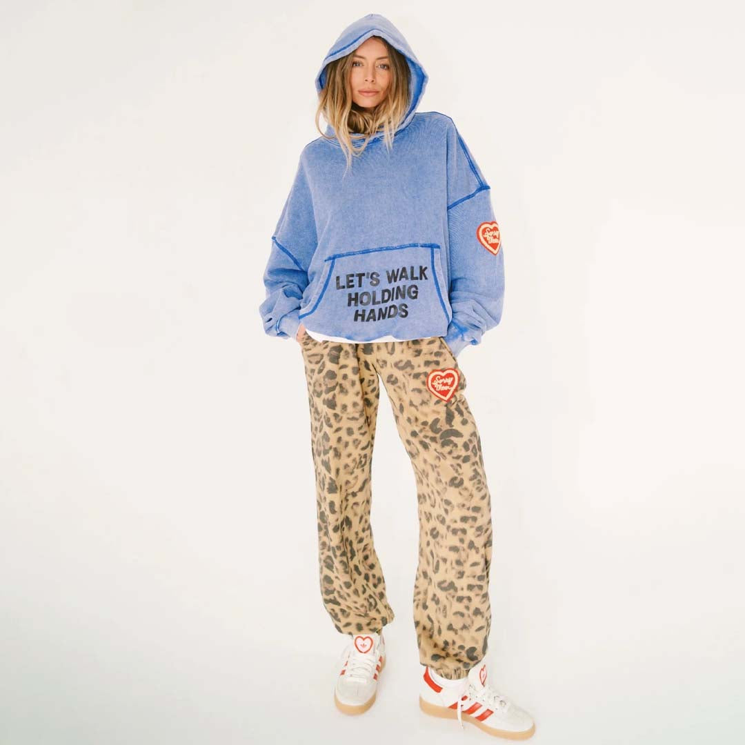 Sorry Mom Hoodie | Faded Indigo