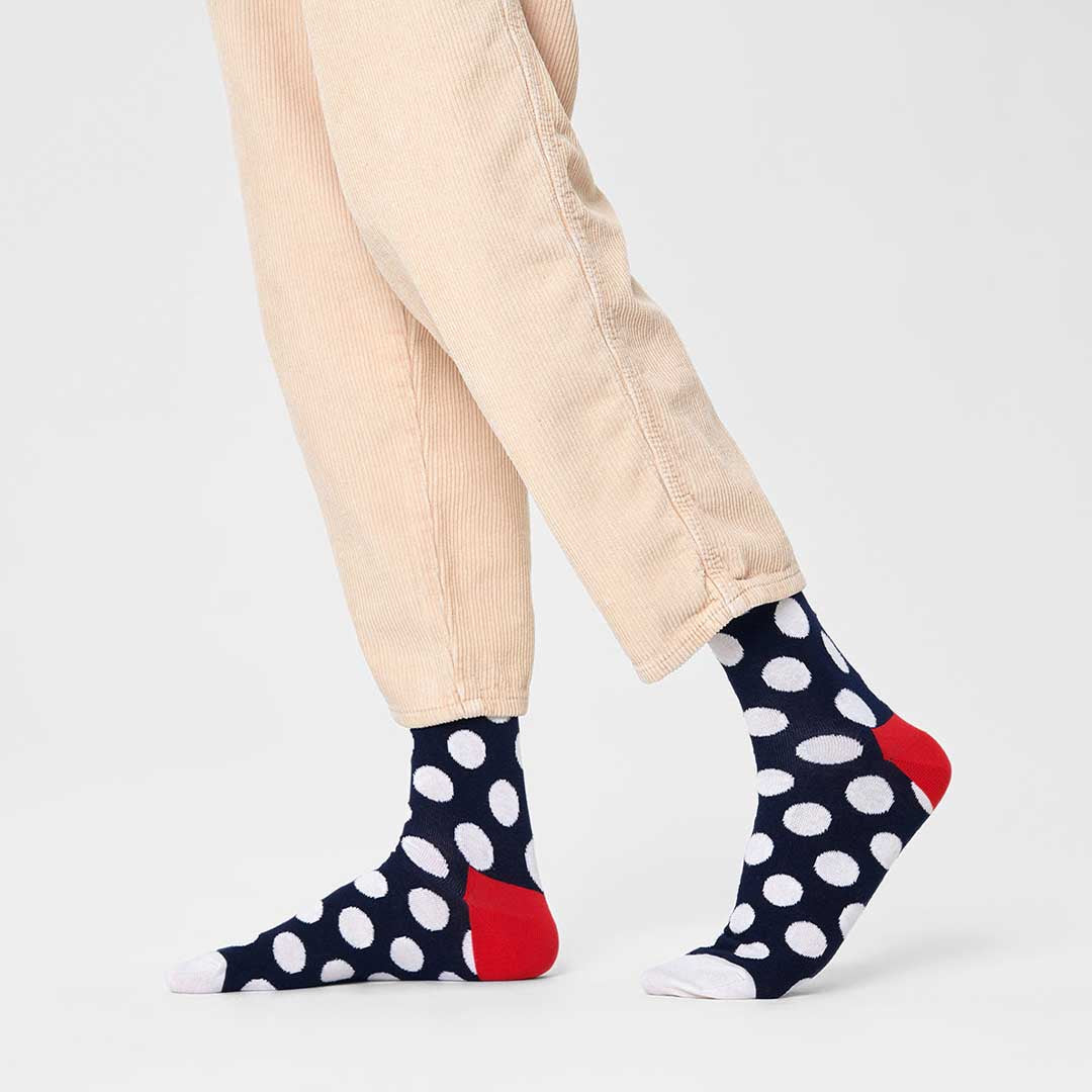 Big Dot Sock (6650) | Navy Red White