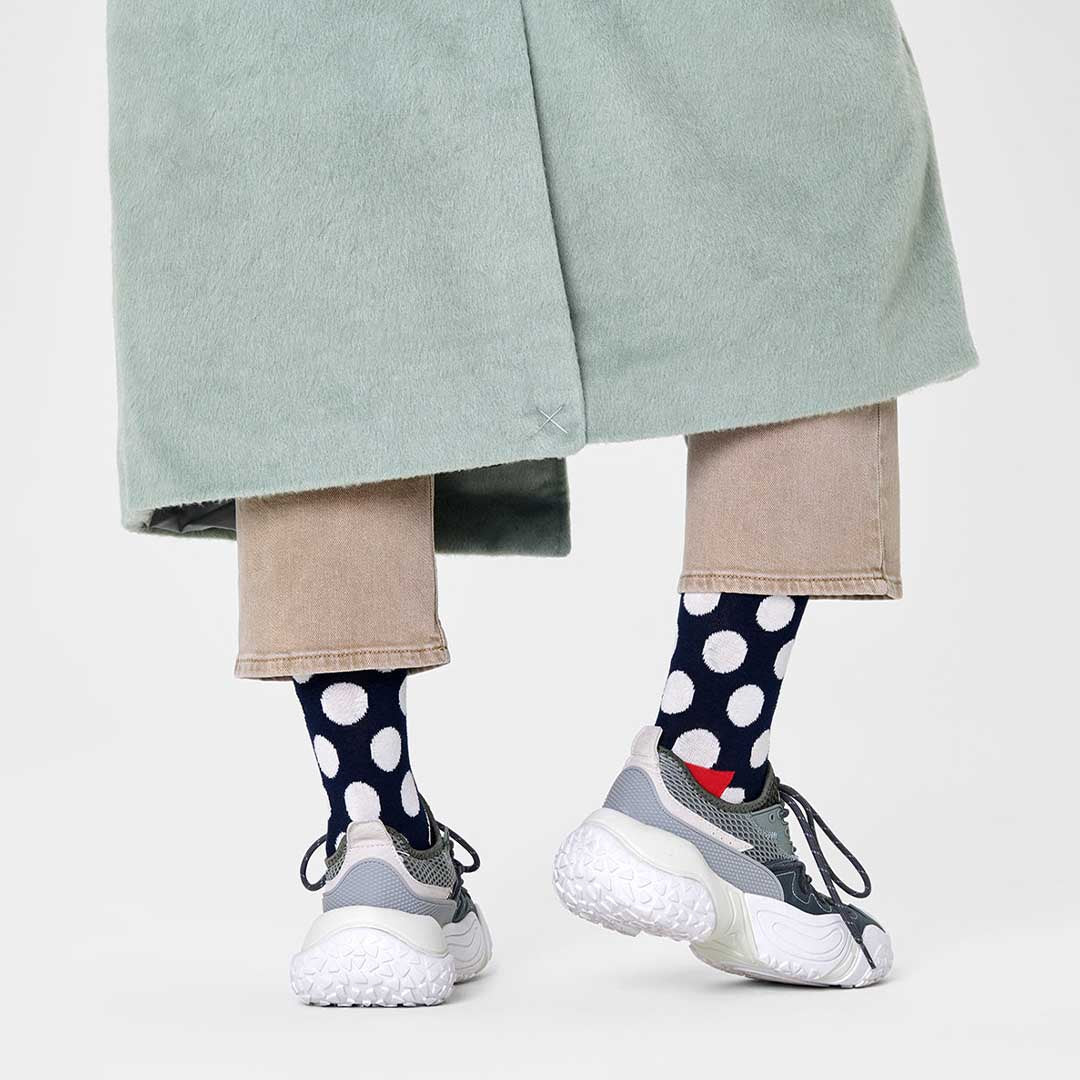 Big Dot Sock (6650) | Navy Red White