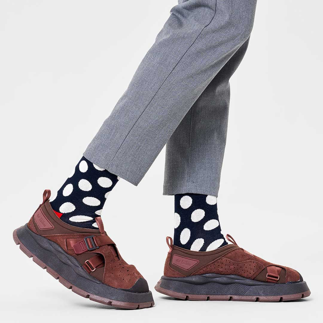 Big Dot Sock (6650) | Navy Red White