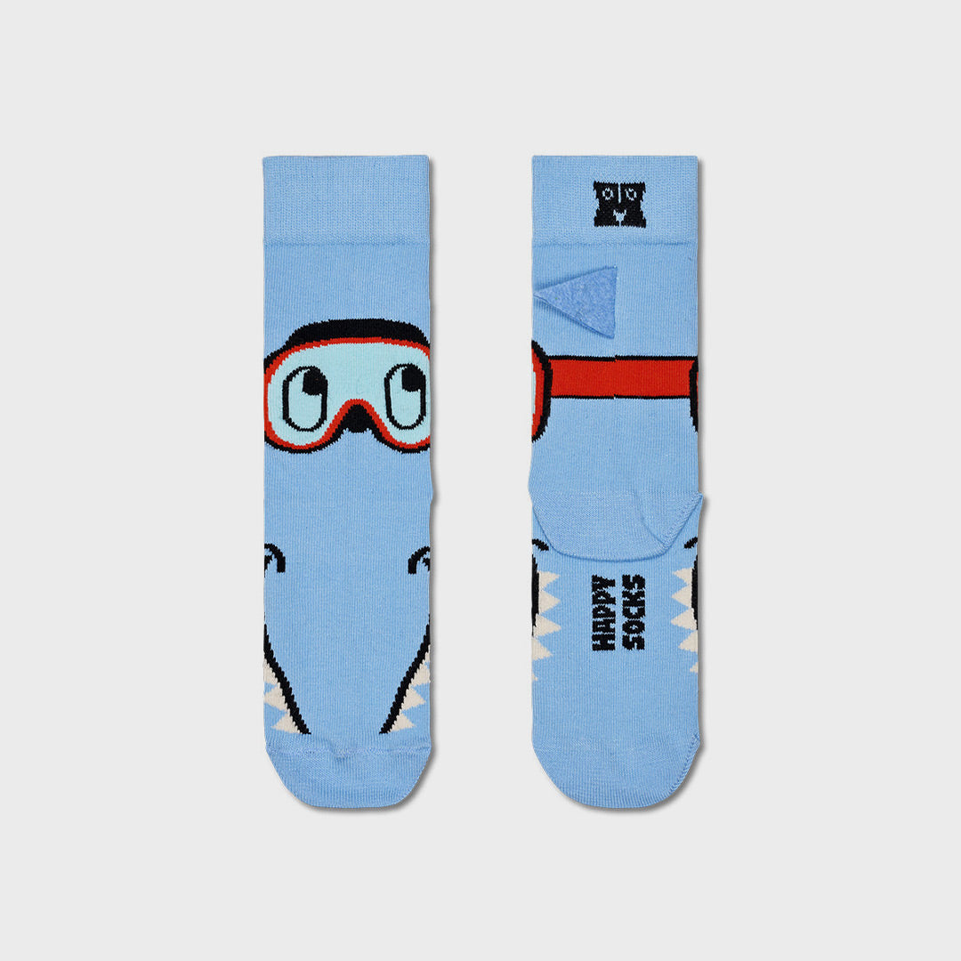 Kids Shark Sock (000661) | Shark Blue