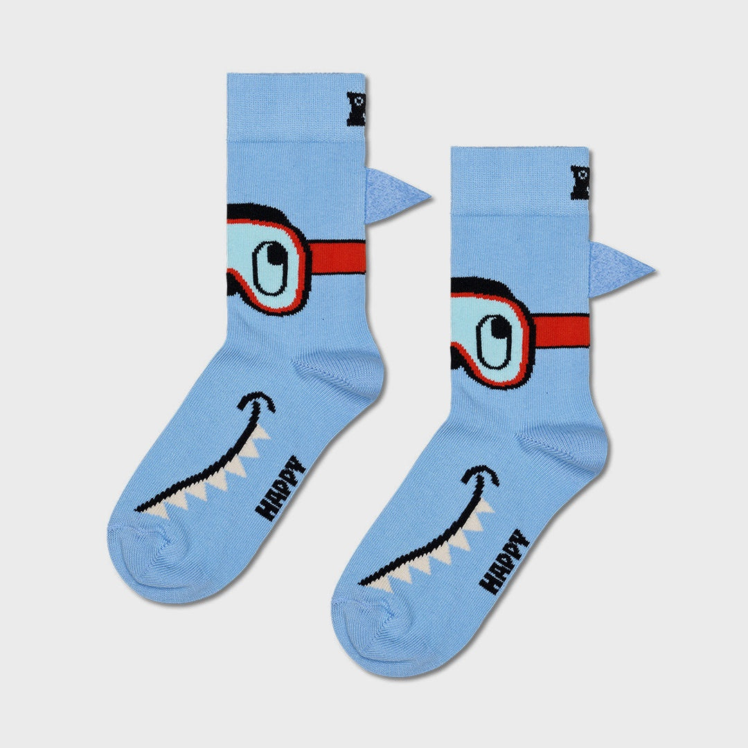 Kids Shark Sock (000661) | Shark Blue