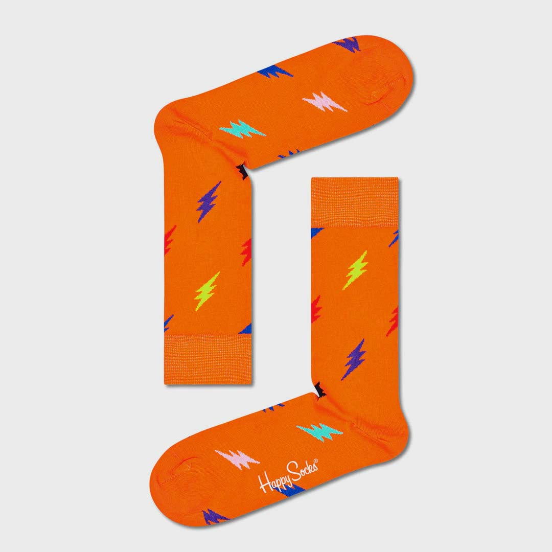 LIGHTNING SOCK | ORANGE