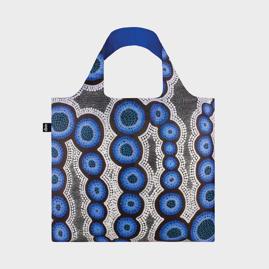 Hummingbird Bag | Napaljarri Water Dreaming Blue