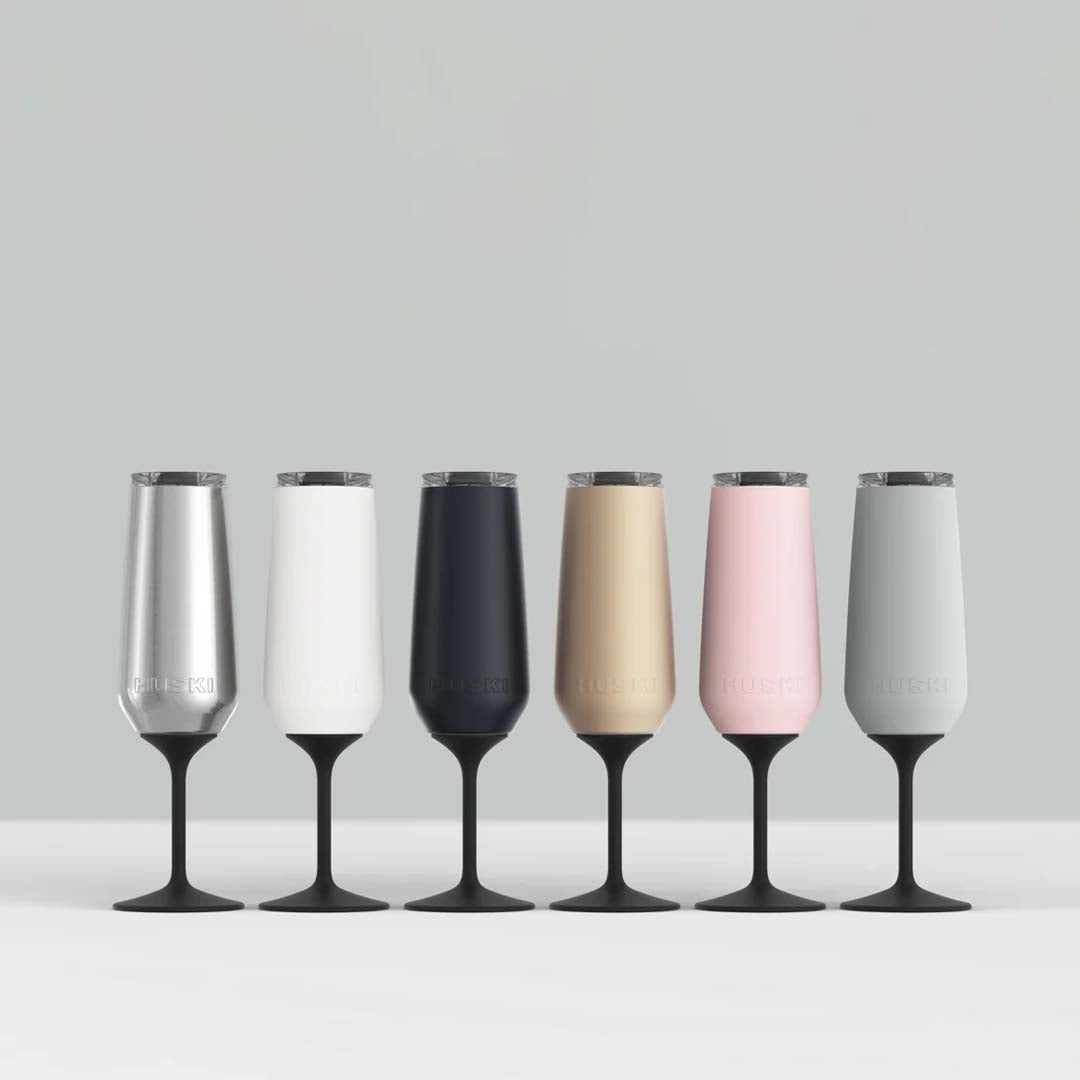 CHAMPAGNE FLUTE | BRUSHED STAINLESS