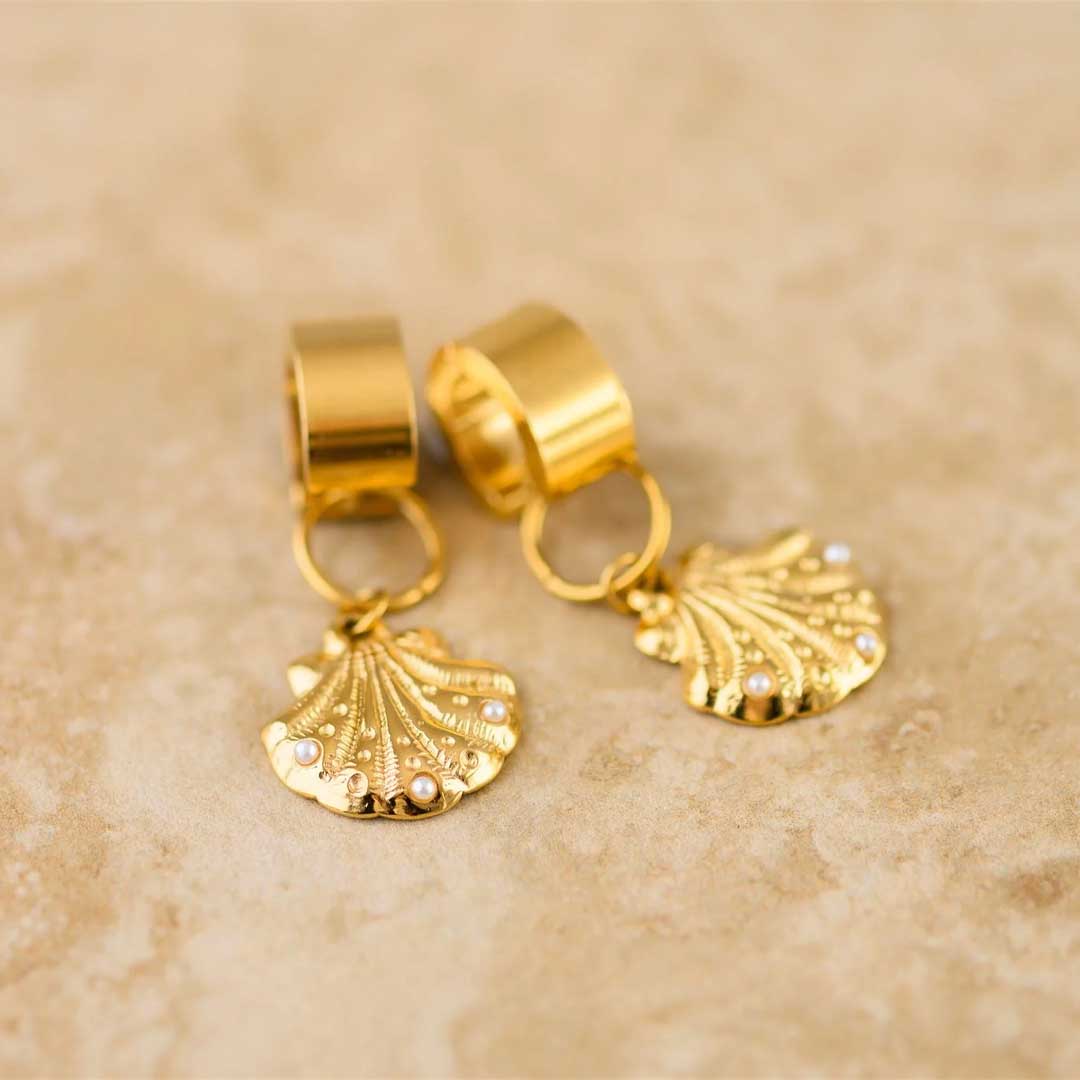 Caia Earrings | Gold