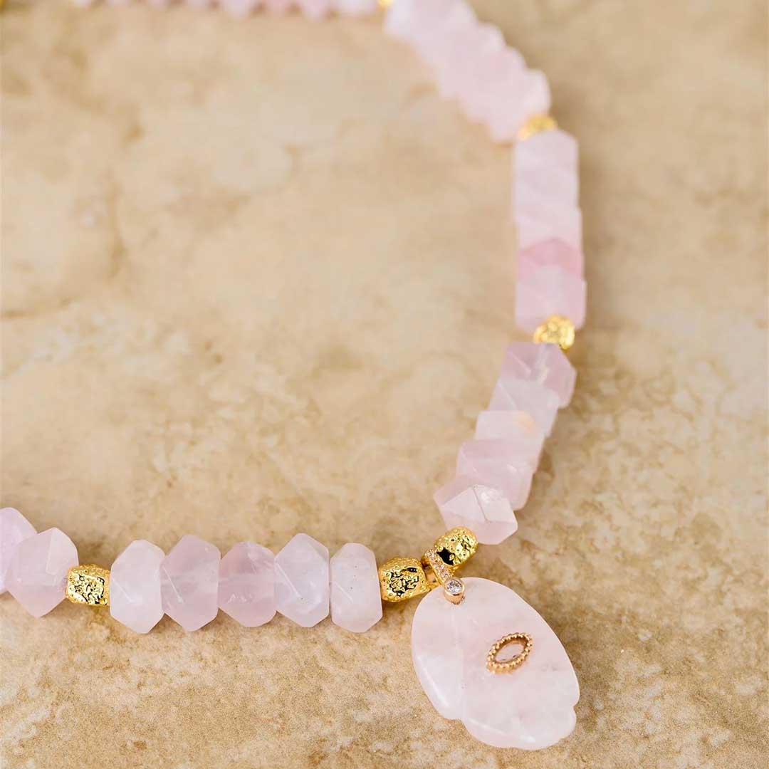 Hamsa Necklace | Rose
