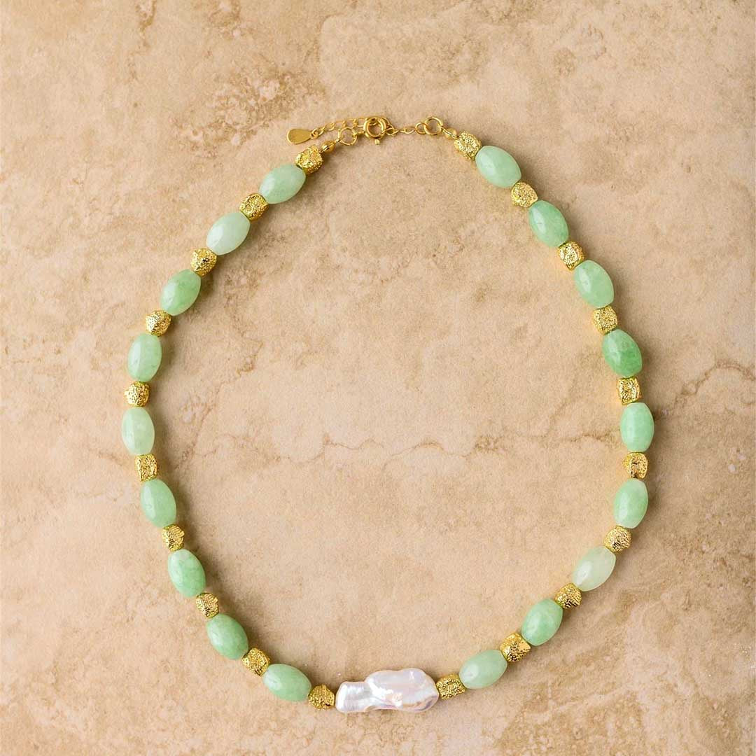 Jayde Necklace | Jade Gold
