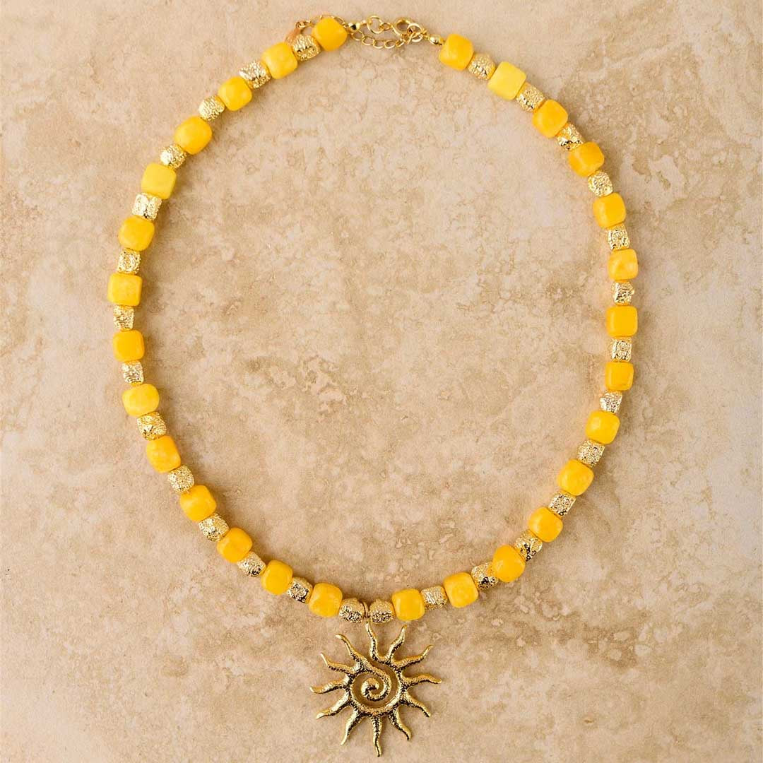 Liora Necklace | Golden Citrine