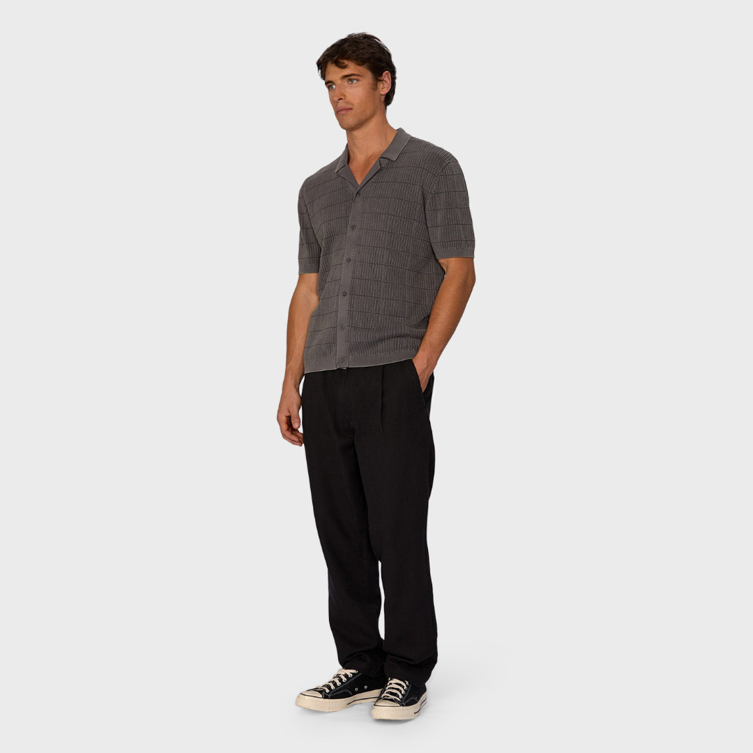 The Mallorca Pant | OD Black - supplier view 4