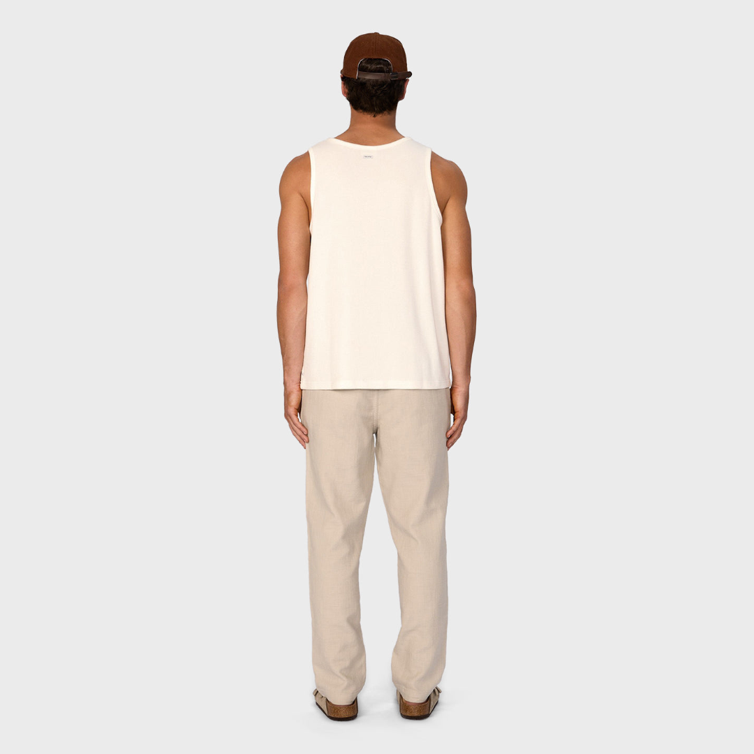 The Mallorca Pant | Stone - supplier view 6