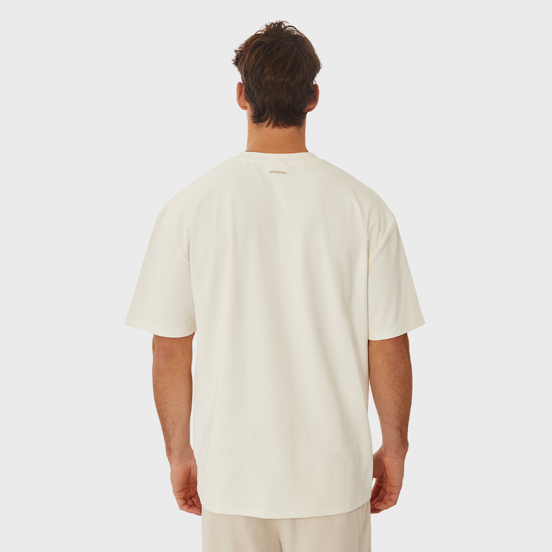 The Newport Tee | Chalk - supplier view 6