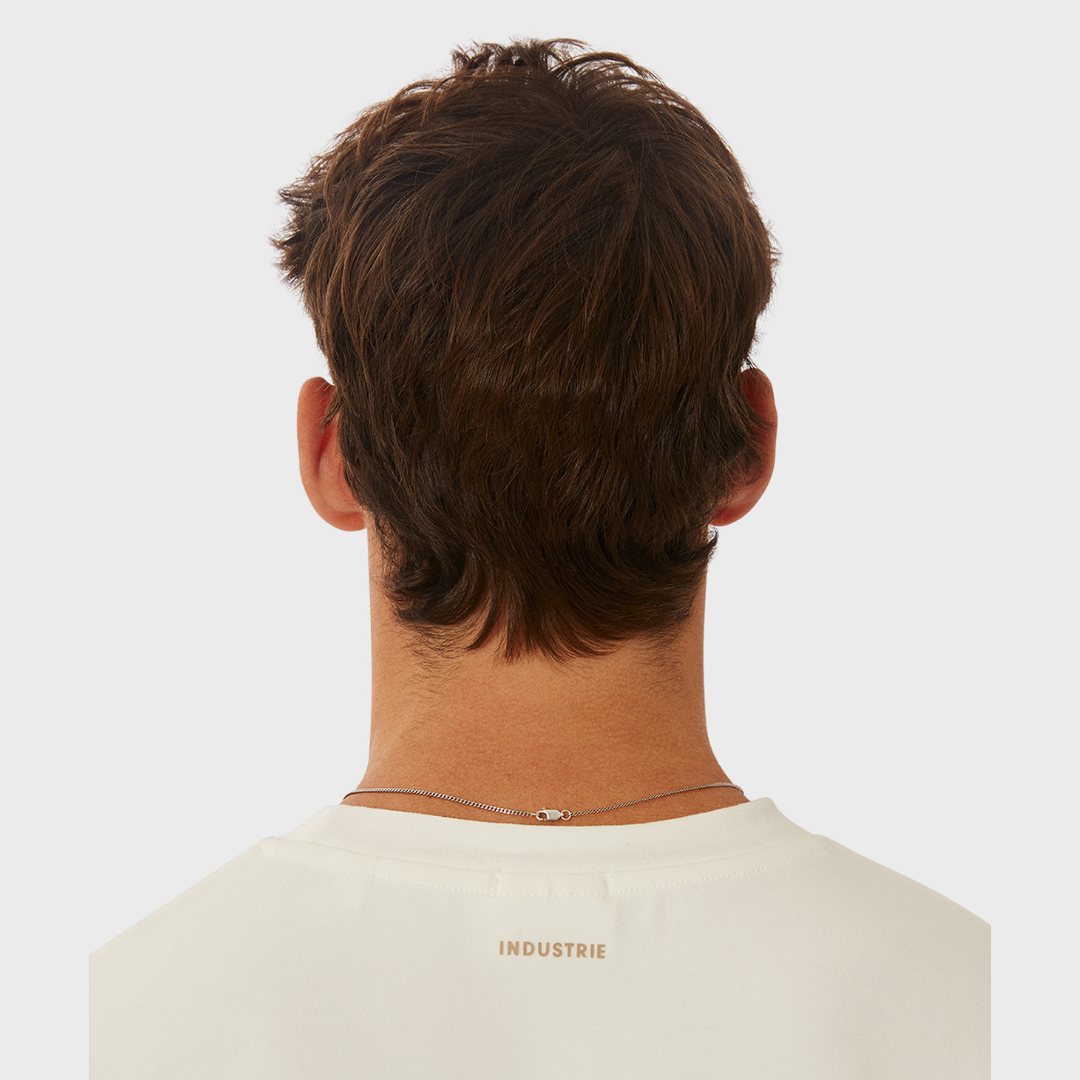 The Newport Tee | Chalk - supplier view 7