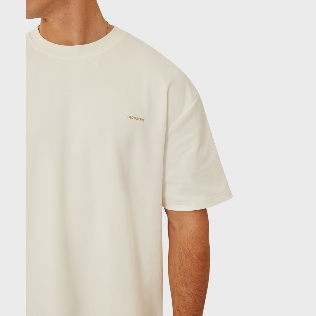 The Newport Tee | Chalk - supplier view 8