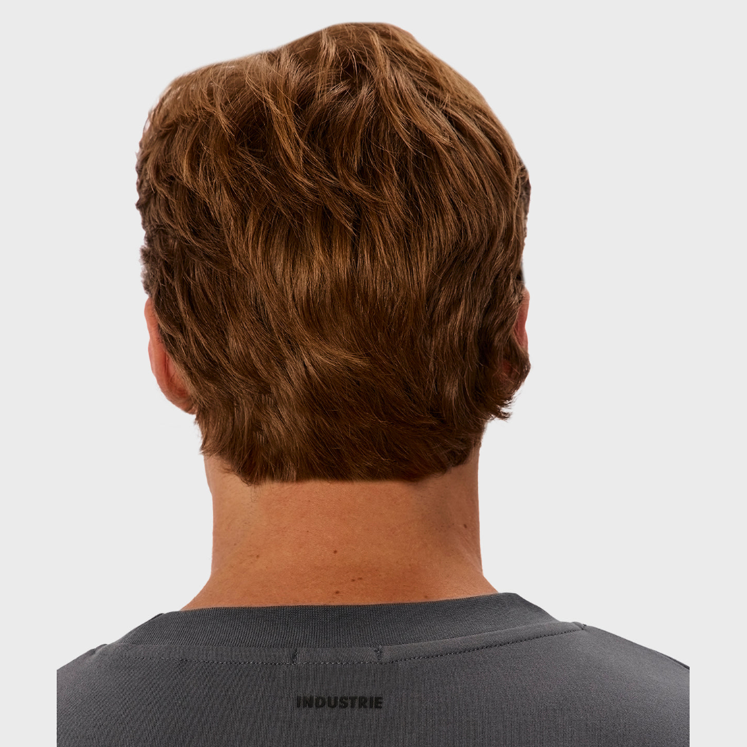 The Newport Tee | Slate - rear collar detail