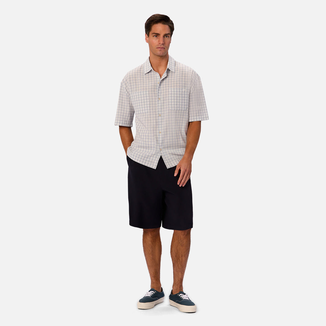 The Santos Short Sleeve Shirt in Blue Combo — official image 02