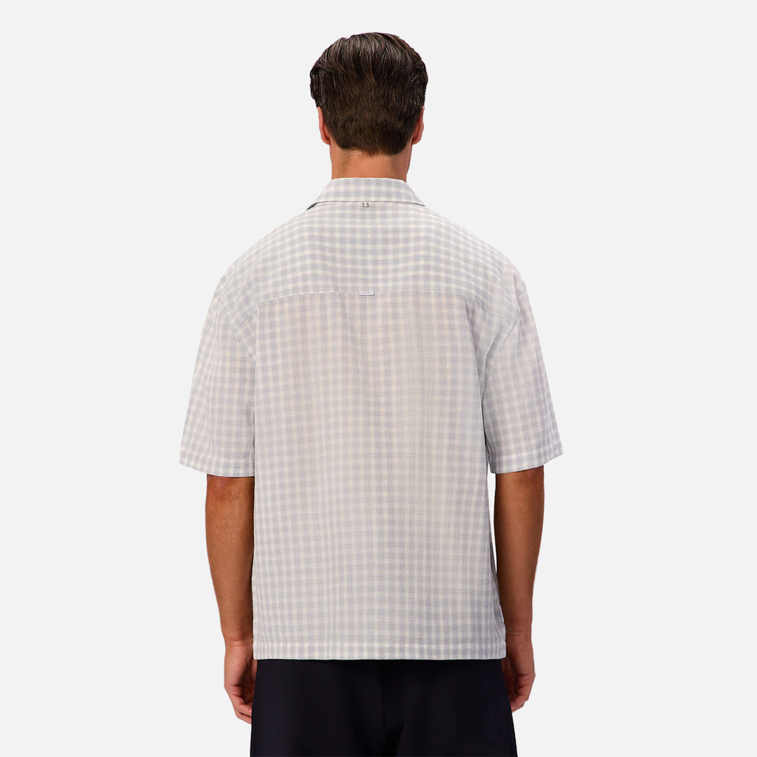 The Santos Short Sleeve Shirt in Blue Combo — official image 04