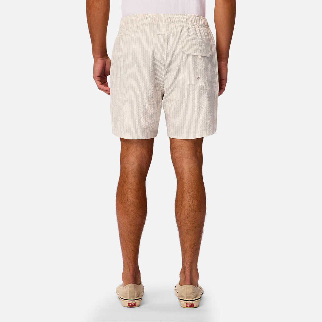 The Escala Swim Short in Beige Cream — official image 04