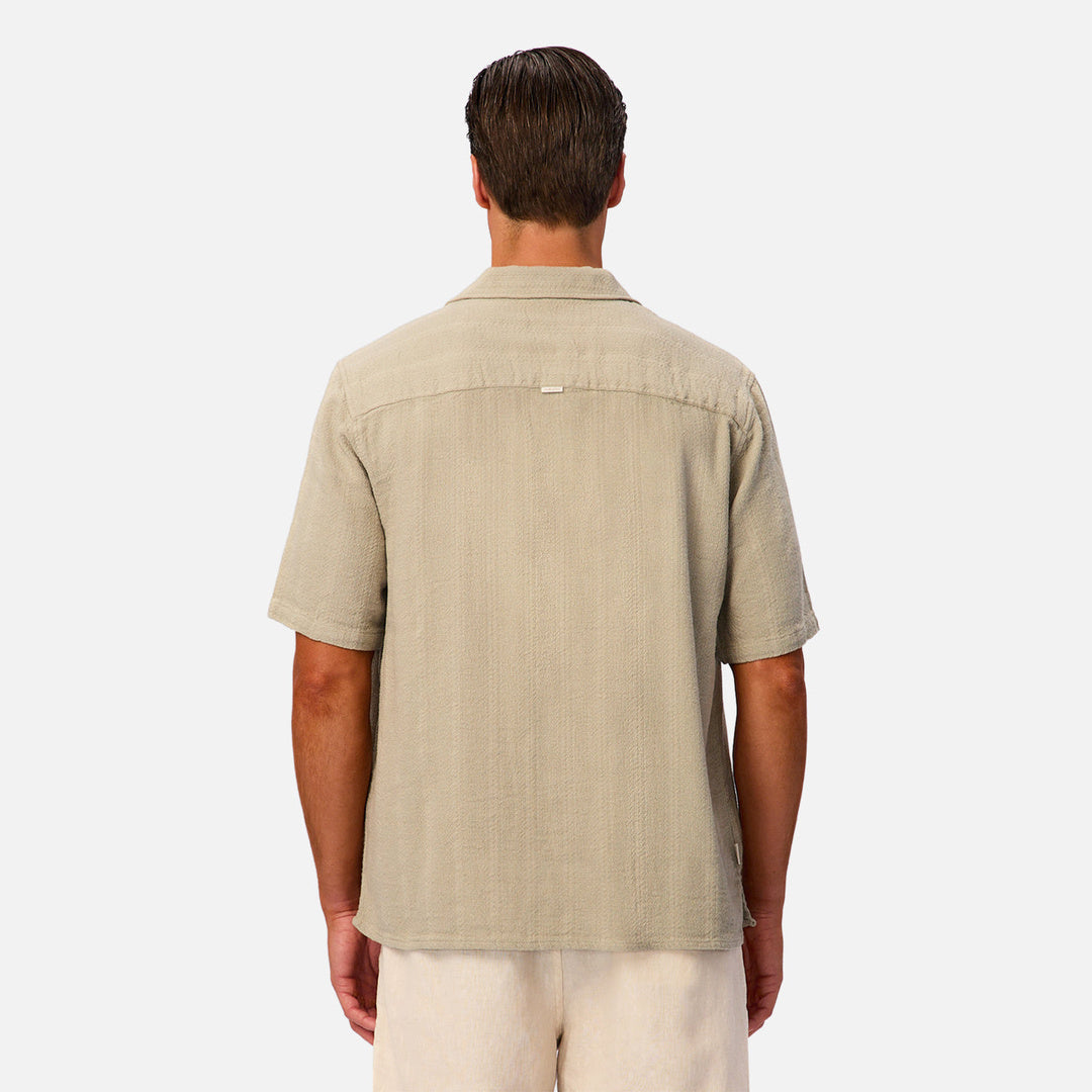 The San Bernado Short Sleeve Shirt in Basil 27 — official image 04
