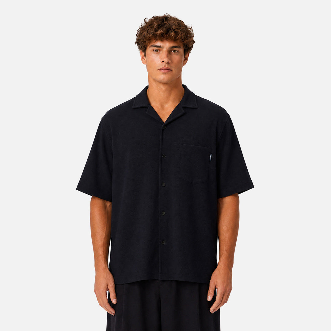The Rosario Short Sleeve Shirt in Navy — official image 01