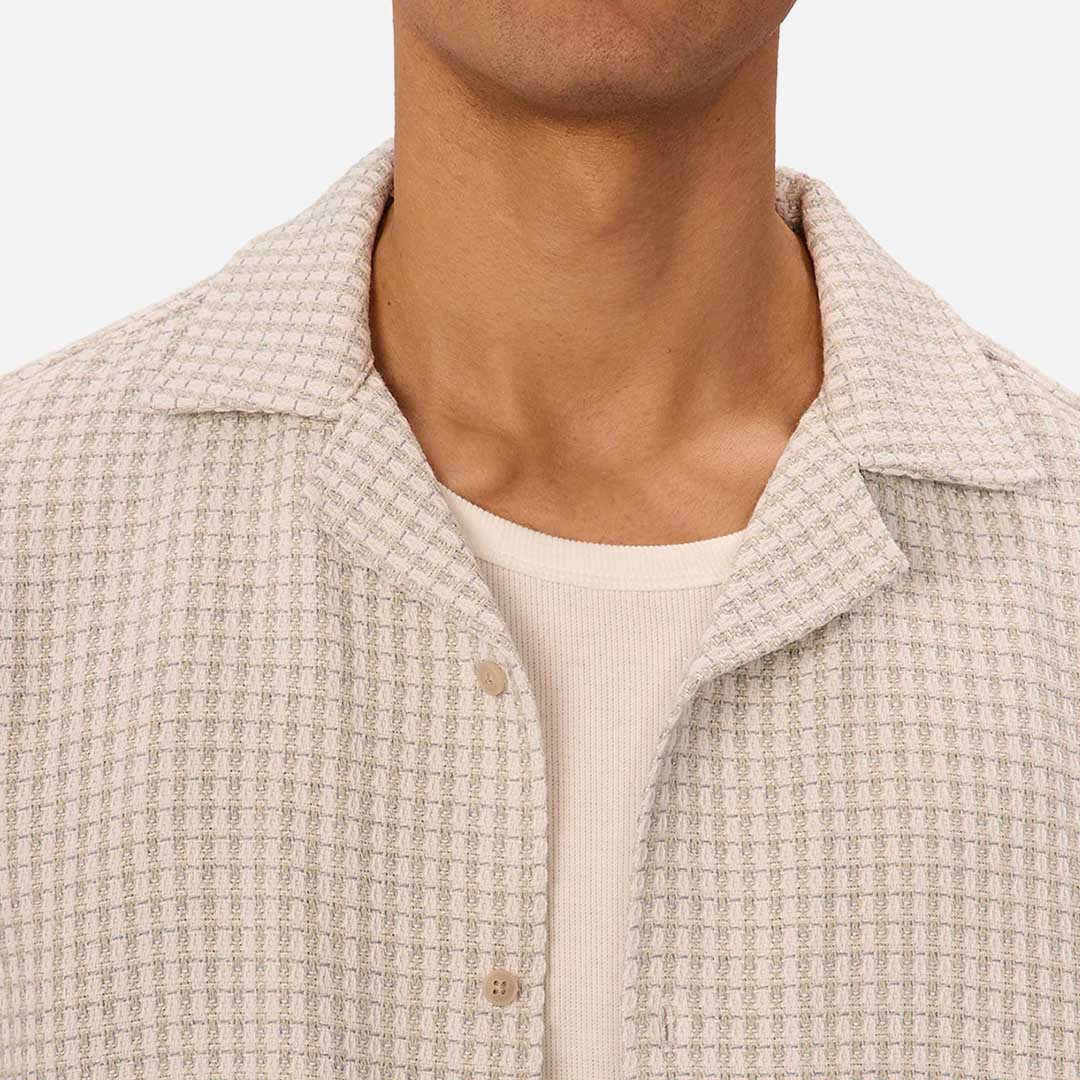 The Almeria Shirt | Off White  Stone