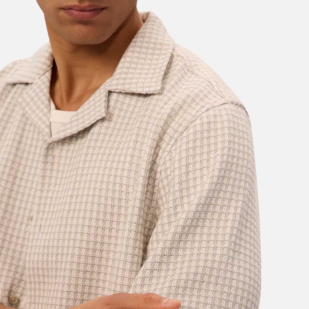 The Almeria Shirt | Off White  Stone
