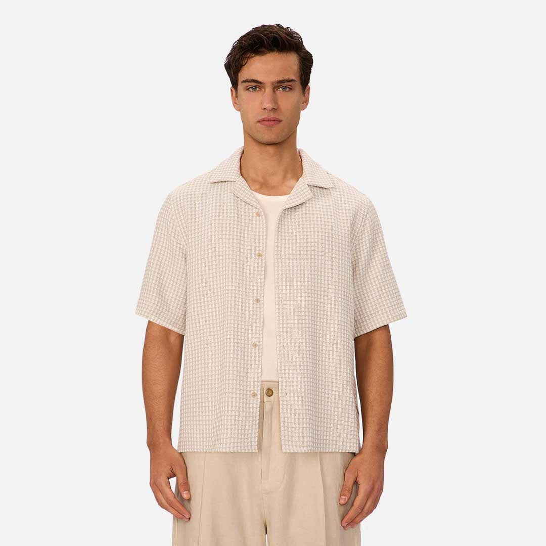 The Almeria Shirt | Off White  Stone