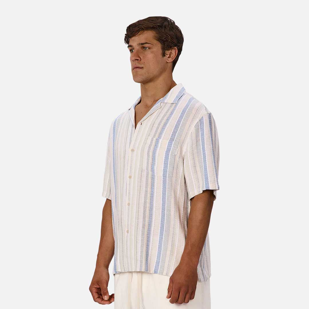 The Oakfield Shirt | Blue White