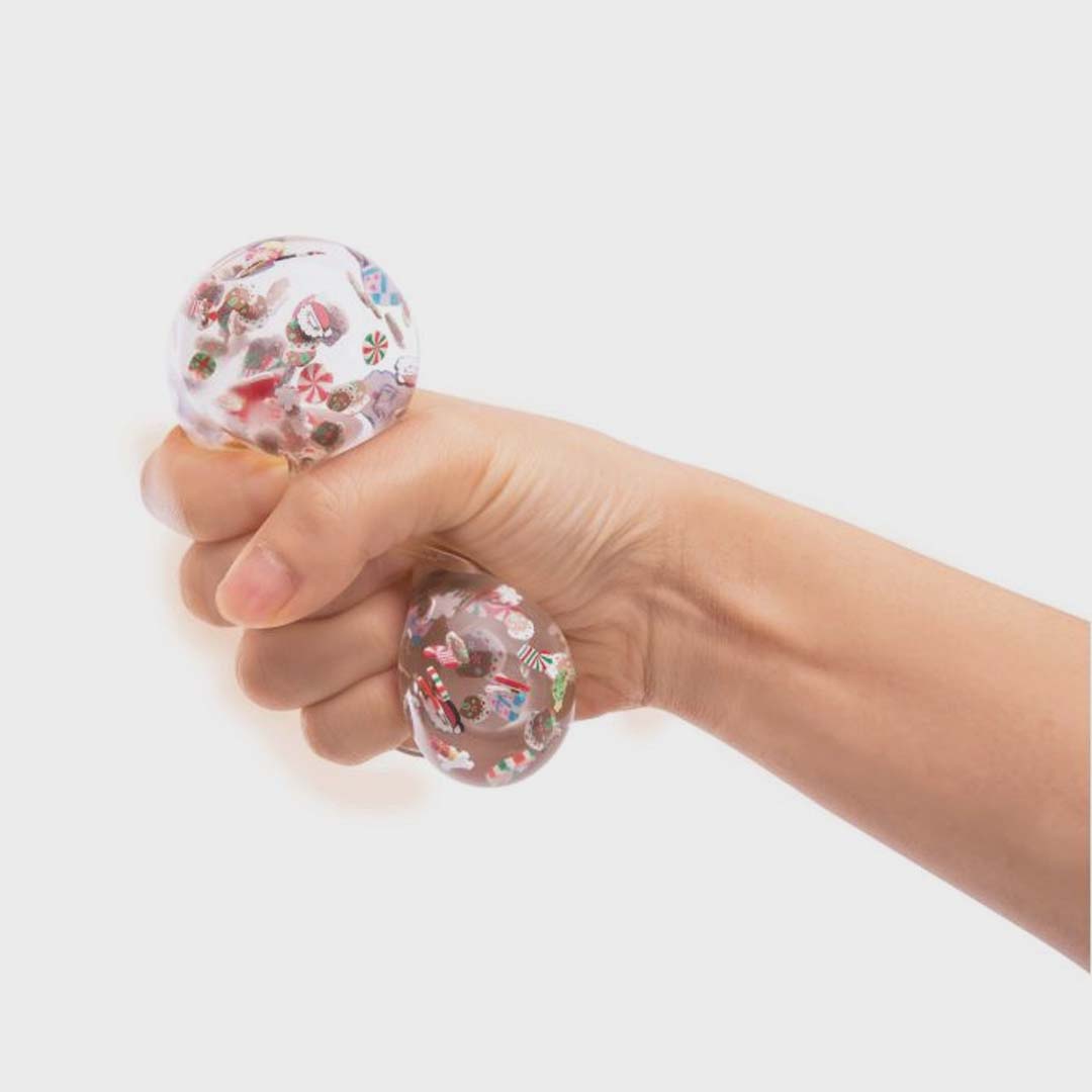 CHRISTMAS CONFETTI SQUISH A BALL | 6cm