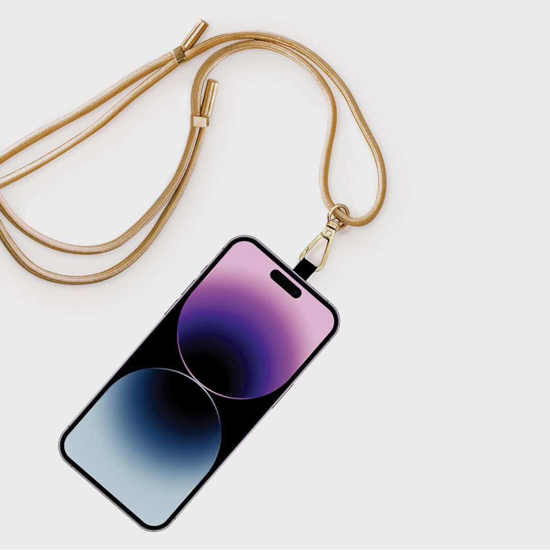 Adjustable Phone Lanyards | Gold