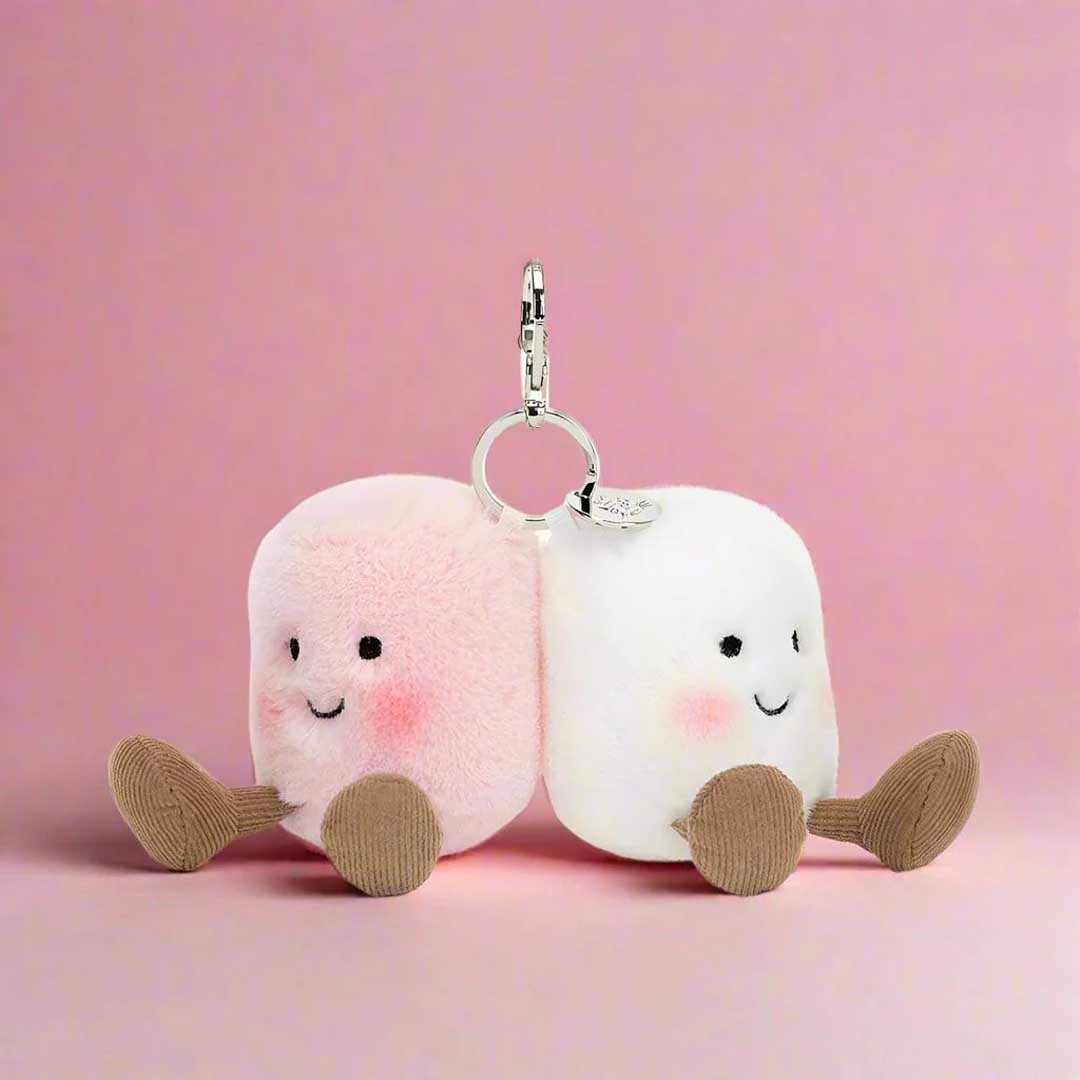 Amuseables Pair of Marshmallows Bag Charm