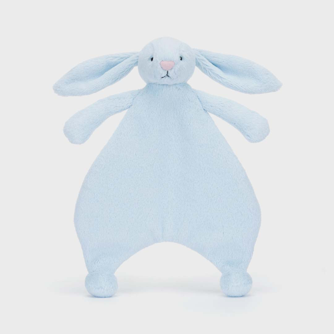 BASHFUL BUNNY COMFORTER | BLUE