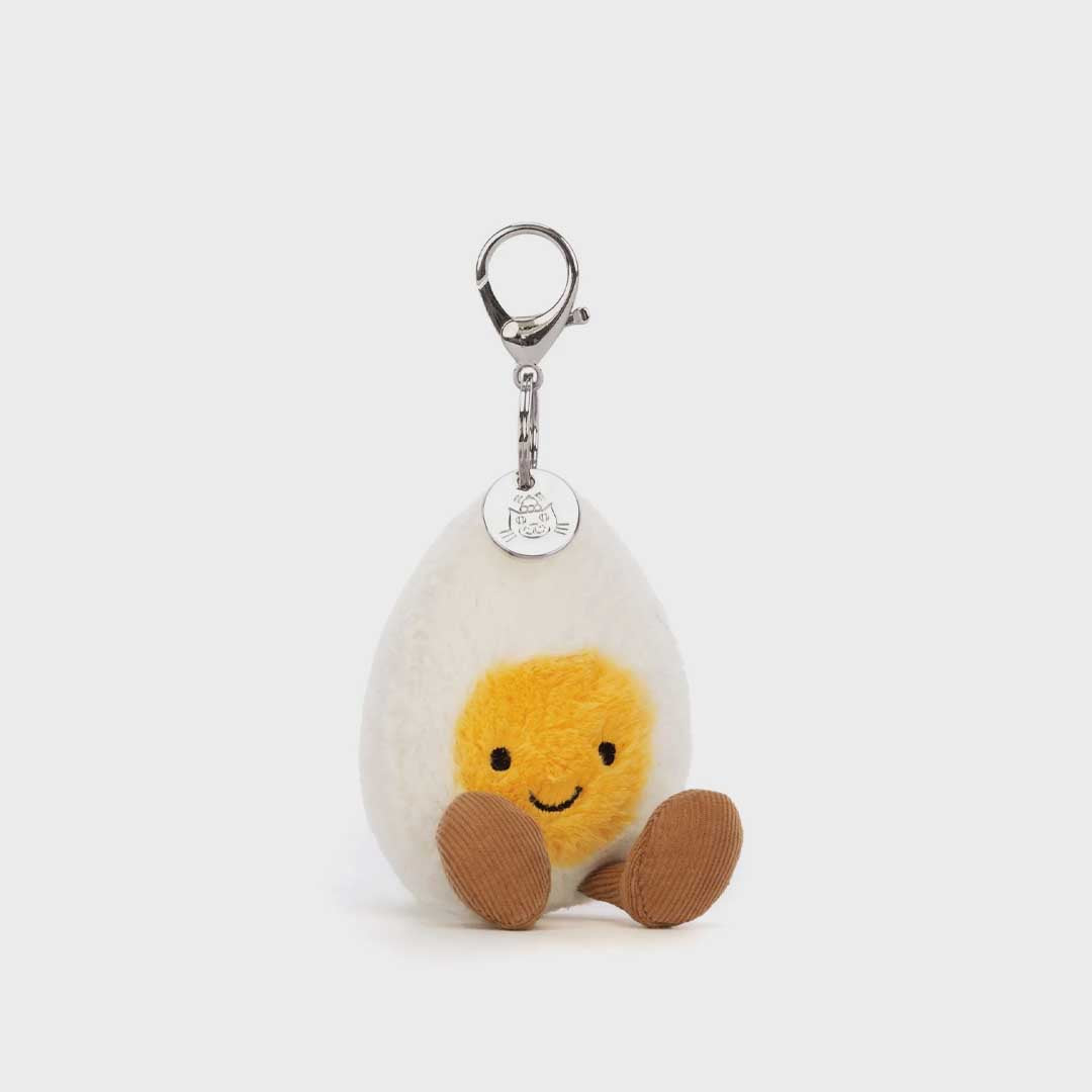 Happy Boiled Egg Bag Charm