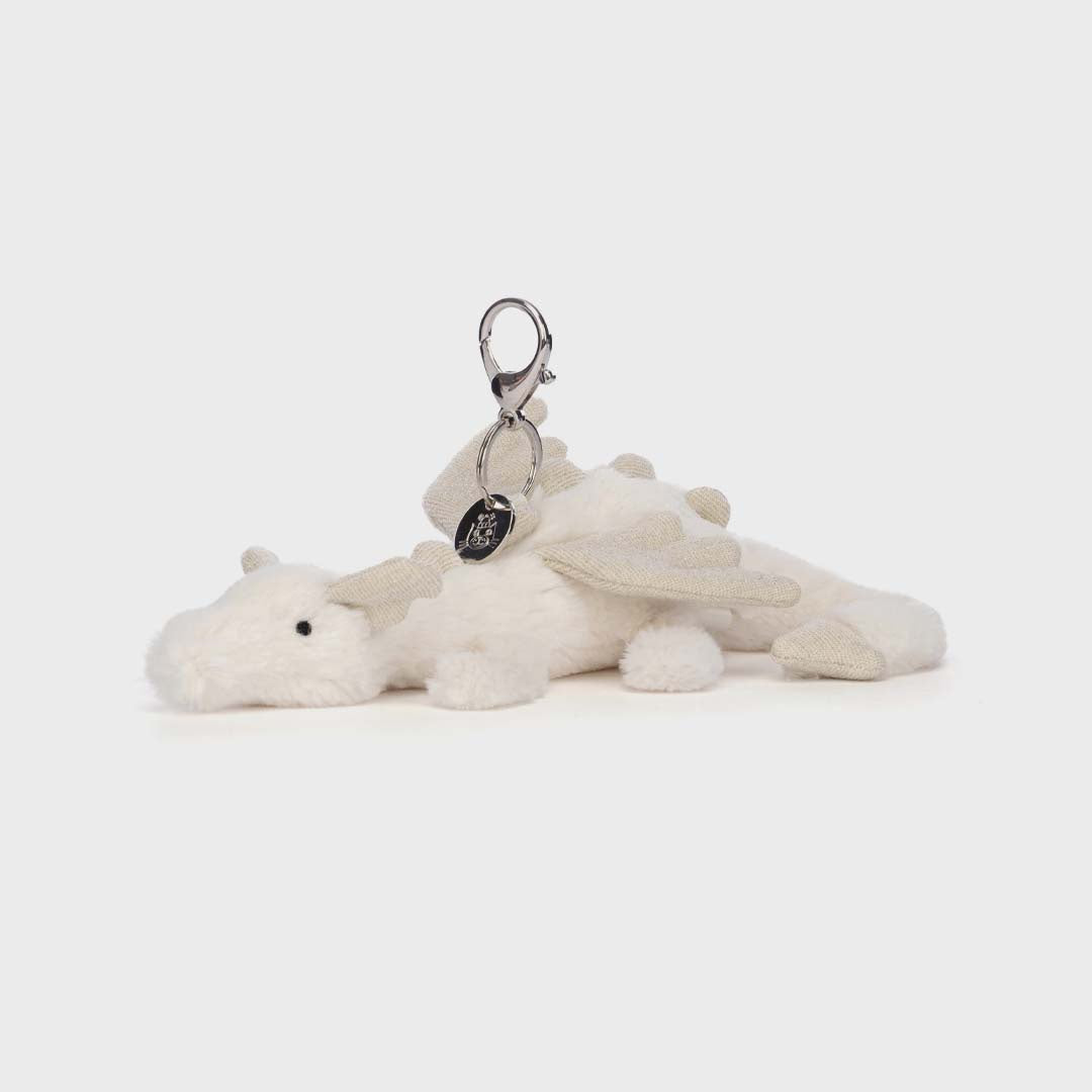 SNOW DRAGON BAG CHARM