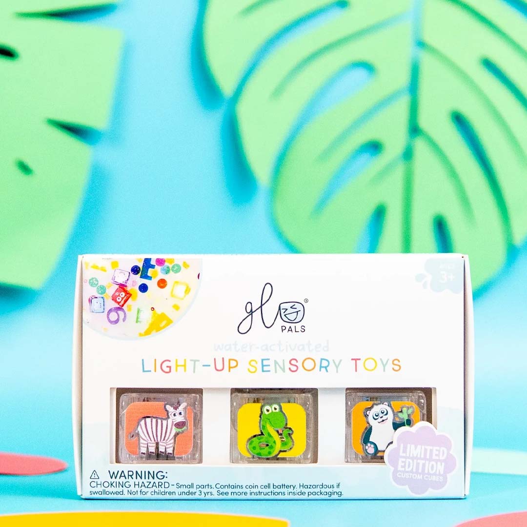 Limited Edition Light-Up Cubes | Zoo Animals