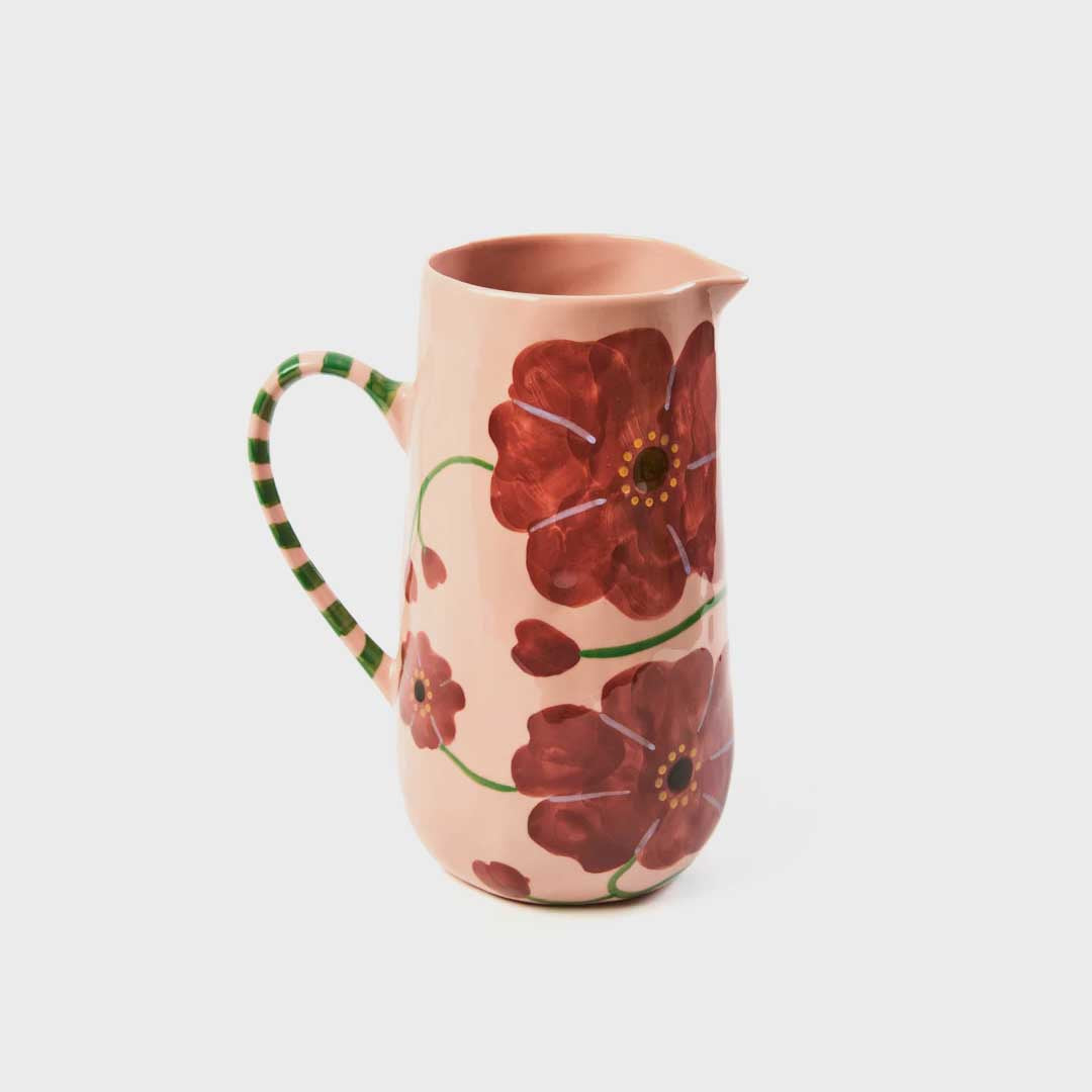 Bloomie Jug | Rosy Pink Florals