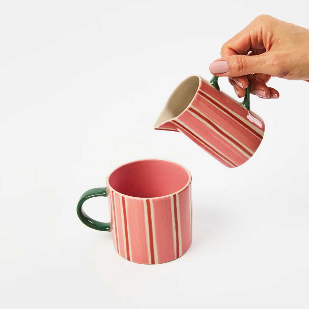 Bloomie Mug | Pink Stripe