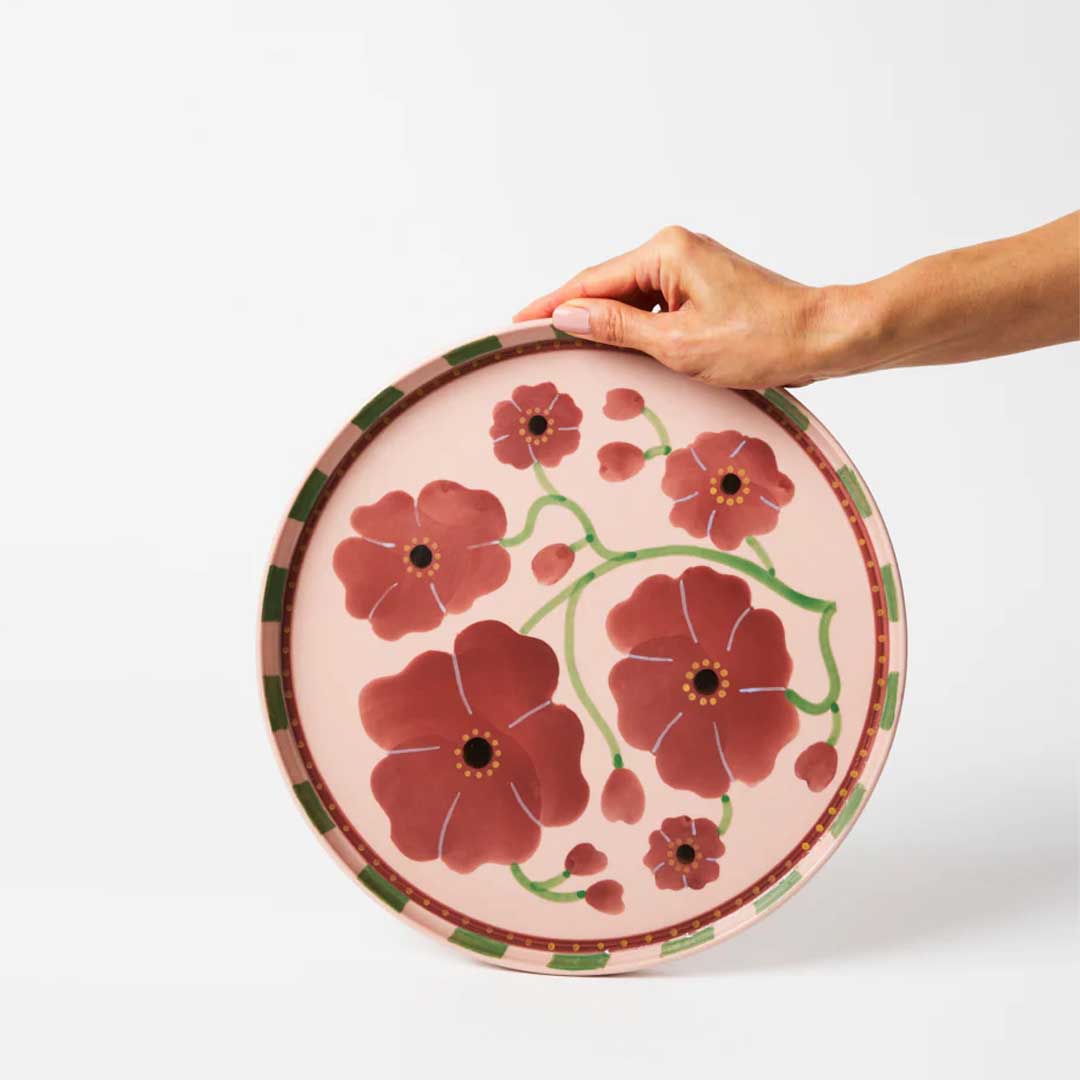 Bloomie Platter | Rosy Pink Florals