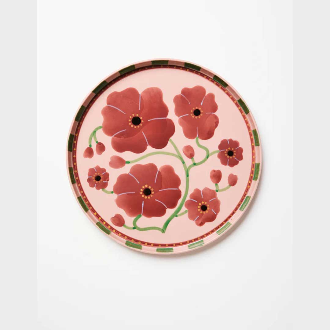 Bloomie Platter | Rosy Pink Florals