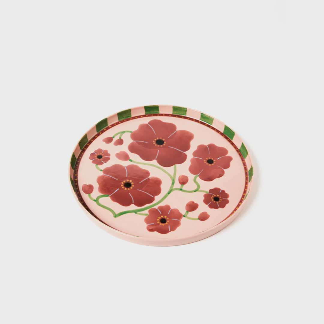 Bloomie Platter | Rosy Pink Florals