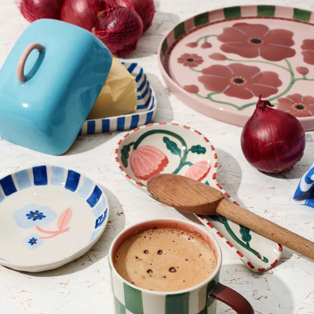 Bloomie Spoon Rest | Pink Flower