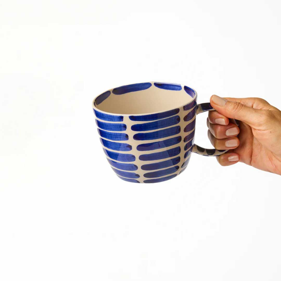 Boss Chino Mug | Blue Stripe