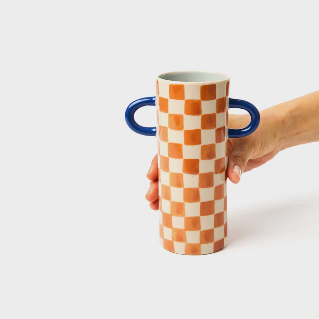 Griffe Bud Vase | Tan Check