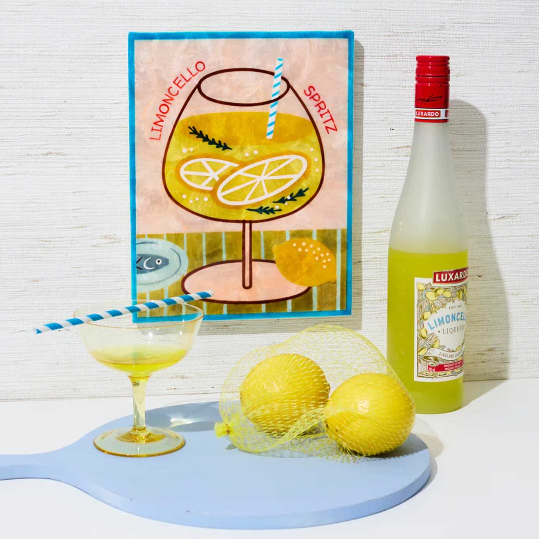 Happy Hour Tile | Limoncello