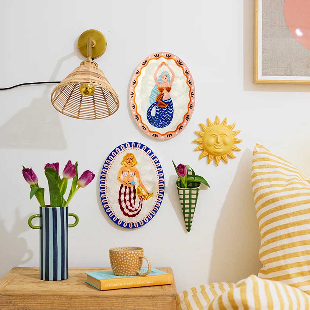 Mermaid Pearl Fan Tile